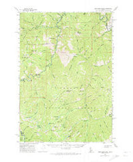 Greyhound Ridge Idaho Historical topographic map, 1:62500 scale, 15 X 15 Minute, Year 1961