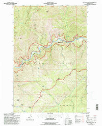 Greystone Butte Idaho Historical topographic map, 1:24000 scale, 7.5 X 7.5 Minute, Year 1994