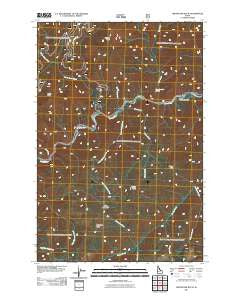 Greystone Butte Idaho Historical topographic map, 1:24000 scale, 7.5 X 7.5 Minute, Year 2011