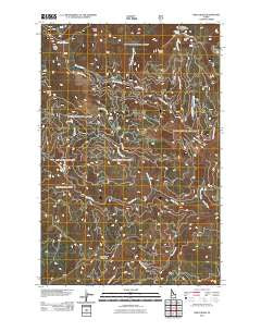 Grice Ridge Idaho Historical topographic map, 1:24000 scale, 7.5 X 7.5 Minute, Year 2011
