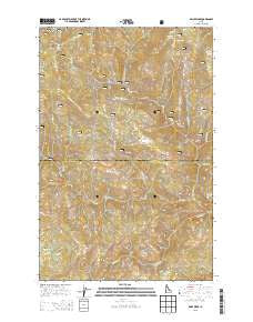 Grice Ridge Idaho Current topographic map, 1:24000 scale, 7.5 X 7.5 Minute, Year 2013