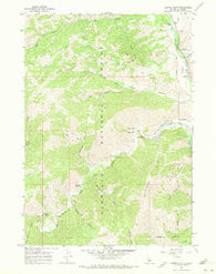 Griffin Butte Idaho Historical topographic map, 1:24000 scale, 7.5 X 7.5 Minute, Year 1967