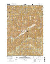 Grimes Pass Idaho Current topographic map, 1:24000 scale, 7.5 X 7.5 Minute, Year 2013