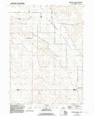 Grindstone Butte Idaho Historical topographic map, 1:24000 scale, 7.5 X 7.5 Minute, Year 1992