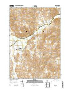 Grouse Idaho Current topographic map, 1:24000 scale, 7.5 X 7.5 Minute, Year 2013