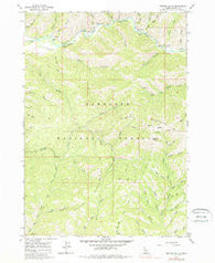 Grouse Butte Idaho Historical topographic map, 1:24000 scale, 7.5 X 7.5 Minute, Year 1964