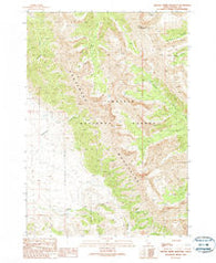 Grouse Creek Mountain Idaho Historical topographic map, 1:24000 scale, 7.5 X 7.5 Minute, Year 1989