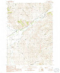 Grouse Idaho Historical topographic map, 1:24000 scale, 7.5 X 7.5 Minute, Year 1991