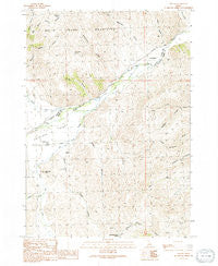 Grouse Idaho Historical topographic map, 1:24000 scale, 7.5 X 7.5 Minute, Year 1991