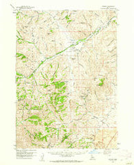 Grouse Idaho Historical topographic map, 1:62500 scale, 15 X 15 Minute, Year 1960