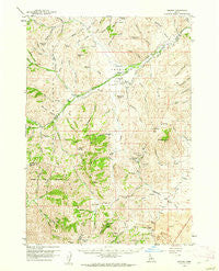 Grouse Idaho Historical topographic map, 1:62500 scale, 15 X 15 Minute, Year 1960