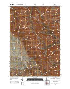 Grouse Creek Mountain Idaho Historical topographic map, 1:24000 scale, 7.5 X 7.5 Minute, Year 2011