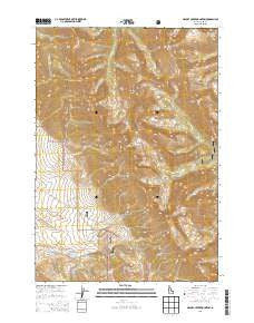 Grouse Creek Mountain Idaho Current topographic map, 1:24000 scale, 7.5 X 7.5 Minute, Year 2013