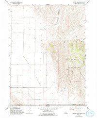 Grover Canyon Idaho Historical topographic map, 1:24000 scale, 7.5 X 7.5 Minute, Year 1968