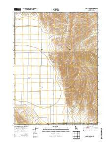 Grover Canyon Idaho Current topographic map, 1:24000 scale, 7.5 X 7.5 Minute, Year 2013