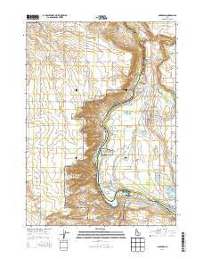 Hagerman Idaho Current topographic map, 1:24000 scale, 7.5 X 7.5 Minute, Year 2013