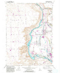 Hagerman Idaho Historical topographic map, 1:24000 scale, 7.5 X 7.5 Minute, Year 1949