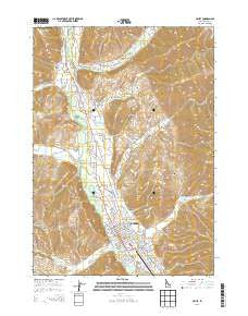 Hailey Idaho Current topographic map, 1:24000 scale, 7.5 X 7.5 Minute, Year 2013