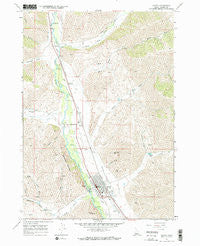 Hailey Idaho Historical topographic map, 1:24000 scale, 7.5 X 7.5 Minute, Year 1967