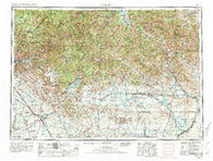 Hailey Idaho Historical topographic map, 1:250000 scale, 1 X 2 Degree, Year 1955