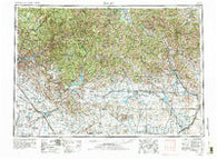 Hailey Idaho Historical topographic map, 1:250000 scale, 1 X 2 Degree, Year 1955