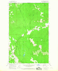 Hall Mountain Idaho Historical topographic map, 1:24000 scale, 7.5 X 7.5 Minute, Year 1965