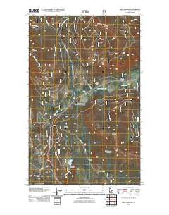 Hall Mountain Idaho Historical topographic map, 1:24000 scale, 7.5 X 7.5 Minute, Year 2011