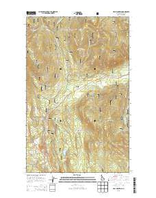 Hall Mountain Idaho Current topographic map, 1:24000 scale, 7.5 X 7.5 Minute, Year 2013