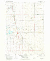 Hamer Idaho Historical topographic map, 1:24000 scale, 7.5 X 7.5 Minute, Year 1964