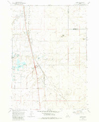 Hamer Idaho Historical topographic map, 1:24000 scale, 7.5 X 7.5 Minute, Year 1964