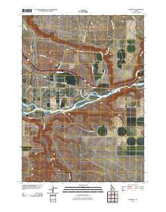 Hammett Idaho Historical topographic map, 1:24000 scale, 7.5 X 7.5 Minute, Year 2010