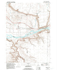 Hammett Idaho Historical topographic map, 1:24000 scale, 7.5 X 7.5 Minute, Year 1992