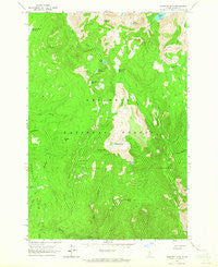 Hanover Mtn. Idaho Historical topographic map, 1:24000 scale, 7.5 X 7.5 Minute, Year 1963