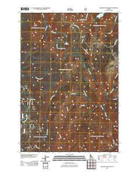 Hanover Mountain Idaho Historical topographic map, 1:24000 scale, 7.5 X 7.5 Minute, Year 2011