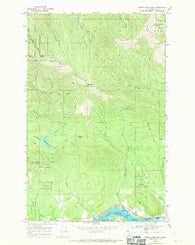 Happy Fork Gap Idaho Historical topographic map, 1:24000 scale, 7.5 X 7.5 Minute, Year 1968