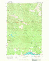 Happy Fork Gap Idaho Historical topographic map, 1:24000 scale, 7.5 X 7.5 Minute, Year 1968