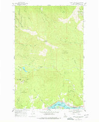 Happy Fork Gap Idaho Historical topographic map, 1:24000 scale, 7.5 X 7.5 Minute, Year 1968
