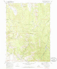 Harrington Peak Idaho Historical topographic map, 1:24000 scale, 7.5 X 7.5 Minute, Year 1970