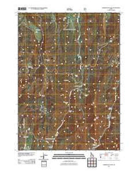 Harrington Peak Idaho Historical topographic map, 1:24000 scale, 7.5 X 7.5 Minute, Year 2011