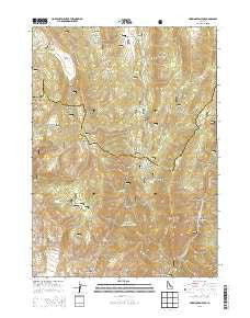 Harrington Peak Idaho Current topographic map, 1:24000 scale, 7.5 X 7.5 Minute, Year 2013