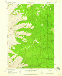 Harris Creek Summit Idaho Historical topographic map, 1:24000 scale, 7.5 X 7.5 Minute, Year 1957