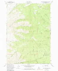 Harris Creek Summit Idaho Historical topographic map, 1:24000 scale, 7.5 X 7.5 Minute, Year 1957