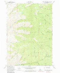 Harris Creek Summit Idaho Historical topographic map, 1:24000 scale, 7.5 X 7.5 Minute, Year 1957