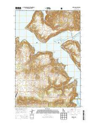 Harrison Idaho Current topographic map, 1:24000 scale, 7.5 X 7.5 Minute, Year 2014