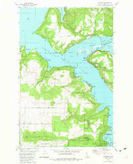 Harrison Idaho Historical topographic map, 1:24000 scale, 7.5 X 7.5 Minute, Year 1981