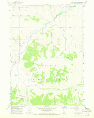 Harry Canyon Idaho Historical topographic map, 1:24000 scale, 7.5 X 7.5 Minute, Year 1967