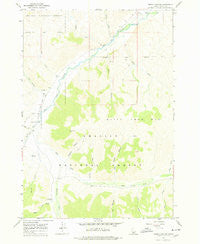 Harry Canyon Idaho Historical topographic map, 1:24000 scale, 7.5 X 7.5 Minute, Year 1967