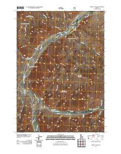 Harry Canyon Idaho Historical topographic map, 1:24000 scale, 7.5 X 7.5 Minute, Year 2011