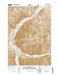 Harry Canyon Idaho Current topographic map, 1:24000 scale, 7.5 X 7.5 Minute, Year 2013