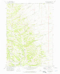 Hartley Peak Idaho Historical topographic map, 1:24000 scale, 7.5 X 7.5 Minute, Year 1973